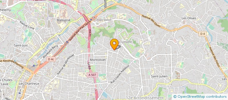 localisation de l'entreprise MONSIEUR MICHEL BARRE à MARSEILLE