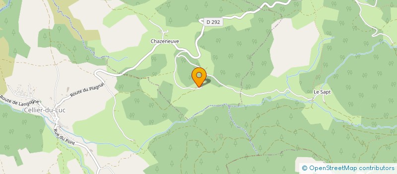 localisation de l'entreprise MONSIEUR MICHEL BARRIAL  SAINT-ALBAN-EN-MONTAGNE