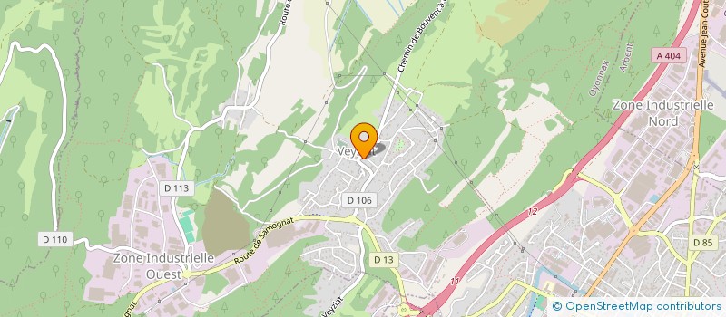 localisation de l'entreprise MONSIEUR MICHEL BARRIER à OYONNAX