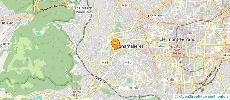 localisation de l'entreprise MONSIEUR MICHEL BARROUX à CHAMALIERES