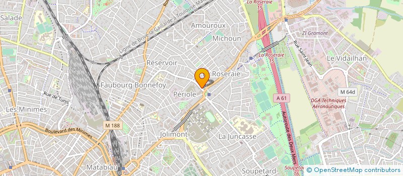 localisation de l'entreprise MONSIEUR MICHEL BARRUE à TOULOUSE