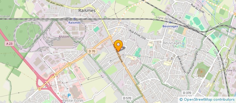 localisation de l'entreprise MONSIEUR MICHEL BART  RAISMES