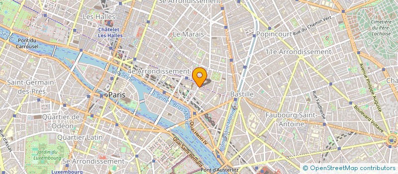 localisation de l'entreprise MONSIEUR MICHEL BARTHES à PARIS