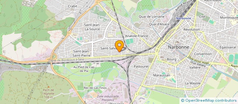 localisation de l'entreprise MONSIEUR MICHEL BARTHEZ à NARBONNE