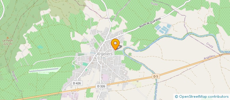 localisation de l'entreprise MONSIEUR MICHEL BARTHEZ  ARGELIERS