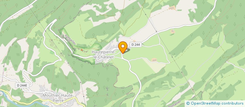 localisation de l'entreprise MONSIEUR MICHEL BARTHOD-MICHEL  LES PREMIERS SAPINS