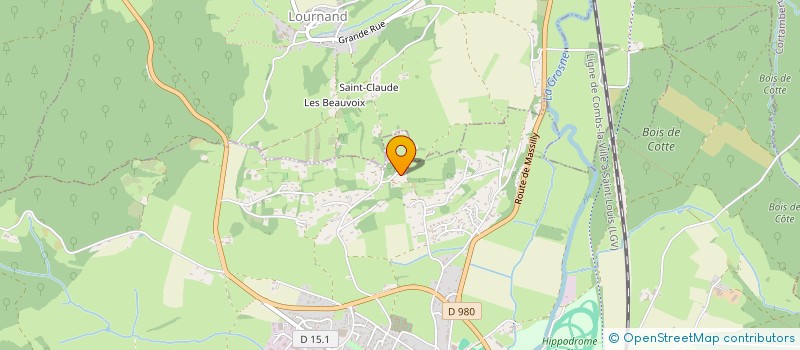 localisation de l'entreprise MONSIEUR MICHEL BAS  CLUNY