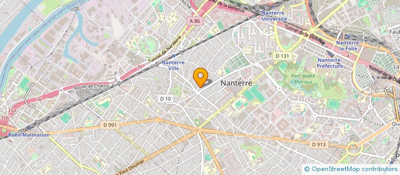 localisation de l'entreprise MONSIEUR MICHEL BASMEL à NANTERRE