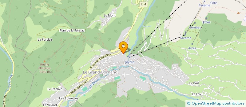 localisation de l'entreprise MONSIEUR MICHEL BASTARD-ROSSET à LE GRAND BORNAND