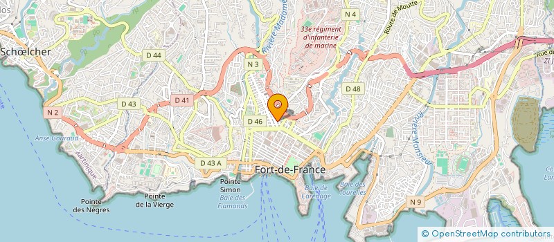 localisation de l'entreprise MONSIEUR MICHEL BATOUL à FORT-DE-FRANCE