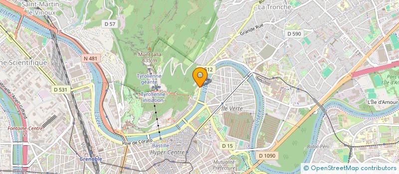 localisation de l'entreprise MONSIEUR MICHEL BATTAGLIA à GRENOBLE