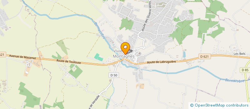 localisation de l'entreprise MONSIEUR MICHEL BATUT à VIVIERS-LES-MONTAGNES