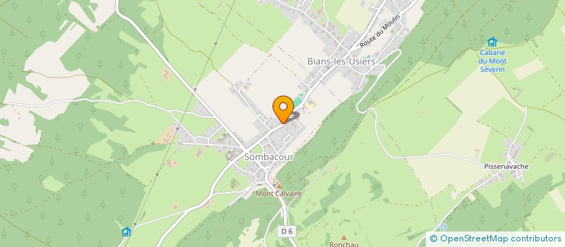 localisation de l'entreprise MONSIEUR MICHEL BAUD  VAL D'USIERS