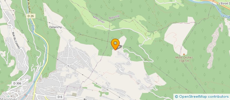 localisation de l'entreprise MONSIEUR MICHEL BAUD  THYEZ