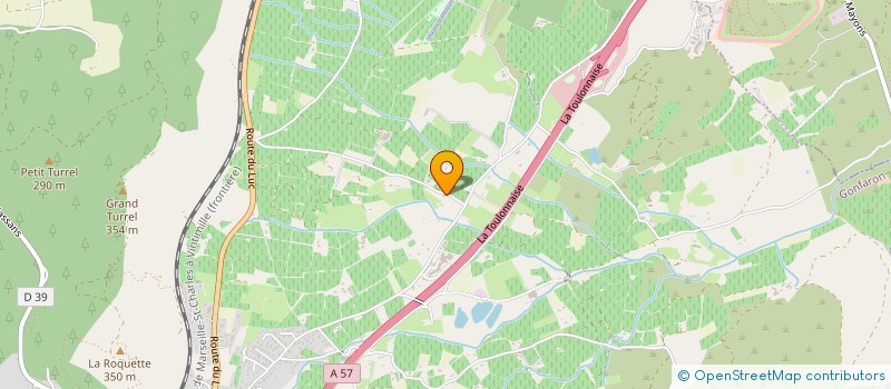 localisation de l'entreprise MONSIEUR MICHEL BAUD  GONFARON