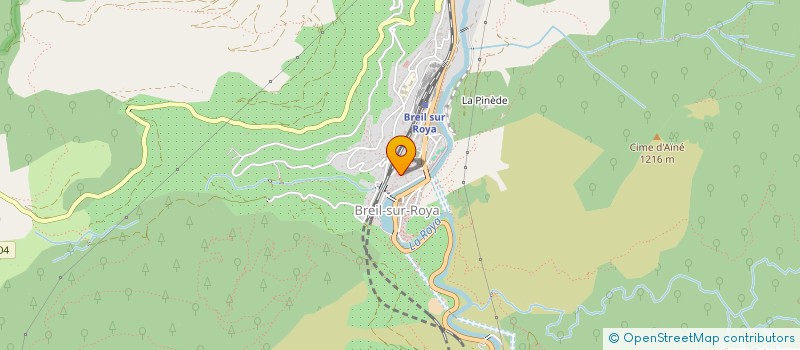 localisation de l'entreprise MONSIEUR MICHEL BAUDET  BREIL-SUR-ROYA