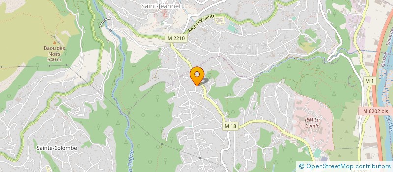 localisation de l'entreprise MONSIEUR MICHEL BAUDOIN  LA GAUDE