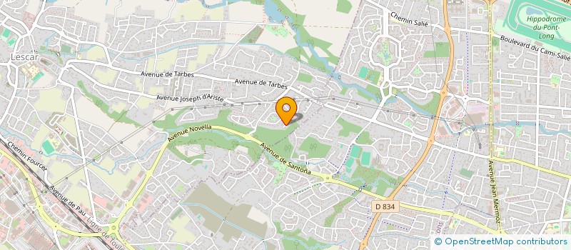 localisation de l'entreprise MONSIEUR MICHEL BAUDRY  LESCAR