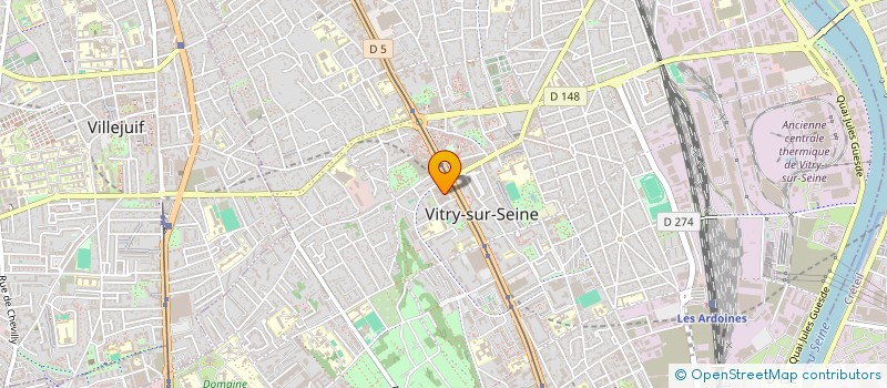 localisation de l'entreprise MONSIEUR MICHEL BAUER à VITRY-SUR-SEINE