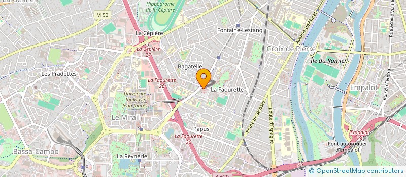 localisation de l'entreprise MONSIEUR MICHEL BAULO à TOULOUSE