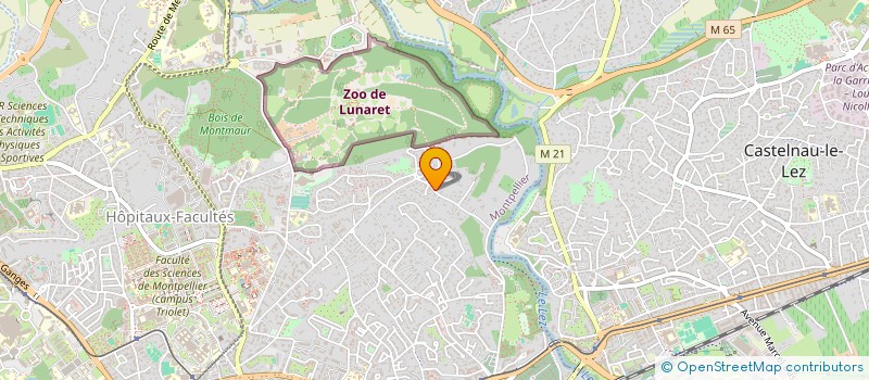 localisation de l'entreprise MONSIEUR MICHEL BAUMER à MONTPELLIER