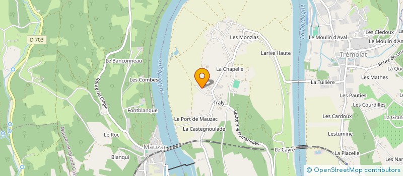 localisation de l'entreprise MONSIEUR MICHEL BAUNAT  CALES