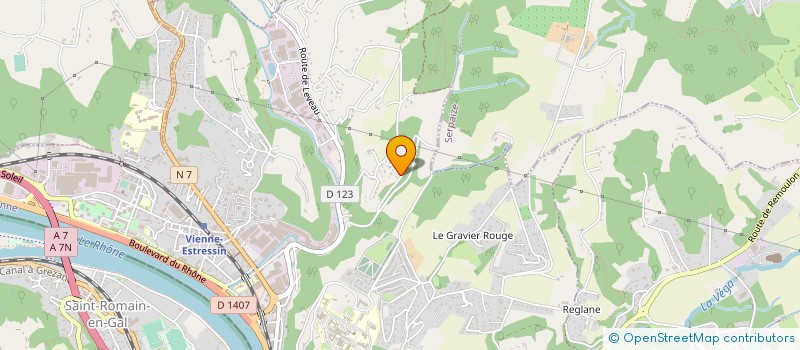 localisation de l'entreprise MONSIEUR MICHEL BAUREZ à VIENNE