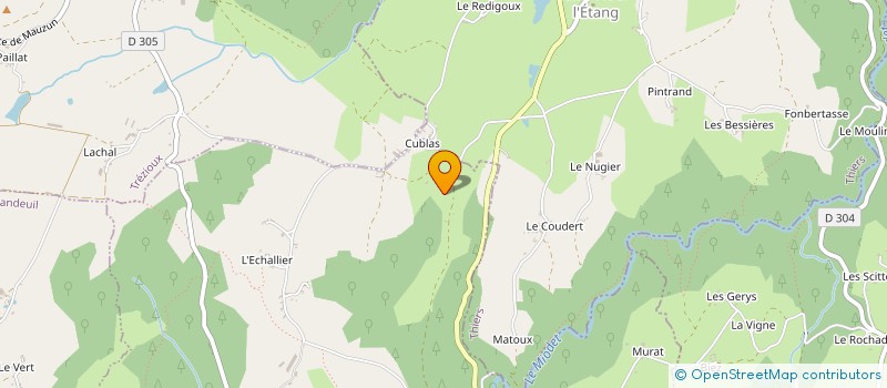 localisation de l'entreprise MONSIEUR MICHEL BAUVY  ST DIER D AUVERGNE