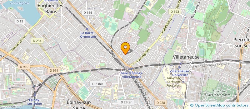 localisation de l'entreprise MONSIEUR MICHEL BAUX  DEUIL-LA-BARRE