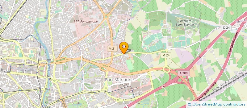 localisation de l'entreprise MONSIEUR MICHEL BAUZON  MONTPELLIER