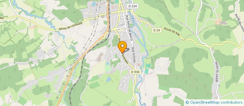 localisation de l'entreprise MONSIEUR MICHEL BAZABAL  GAN