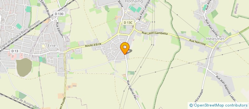 localisation de l'entreprise MONSIEUR MICHEL BAZIN  HORNAING