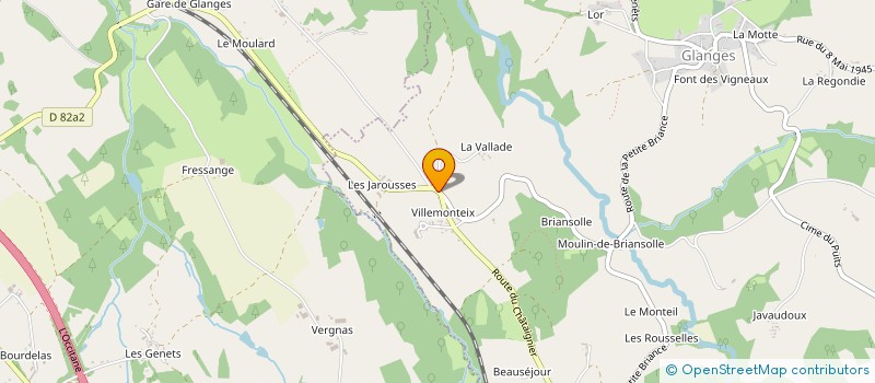 localisation de l'entreprise MONSIEUR MICHEL BAZINETTE  GLANGES