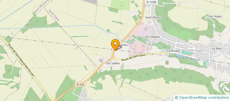 localisation de l'entreprise MONSIEUR MICHEL BEAL  SAINT-SAVIN