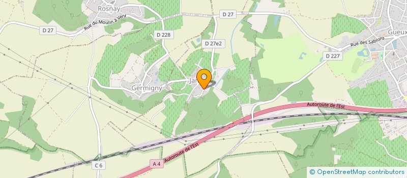 localisation de l'entreprise MONSIEUR MICHEL BEAUCHAMP  JANVRY