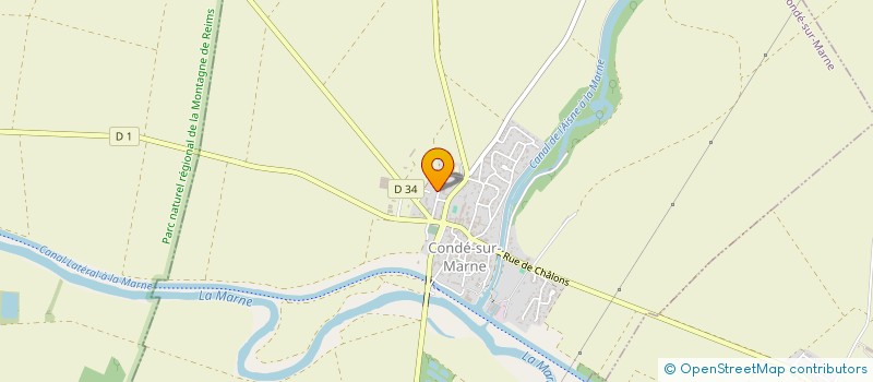 localisation de l'entreprise MONSIEUR MICHEL BEAUFORT  CHAMPIGNEUL-CHAMPAGNE