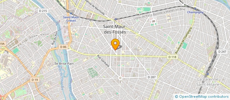 localisation de l'entreprise MONSIEUR MICHEL BEAUGRAND à SAINT-MAUR-DES-FOSSES