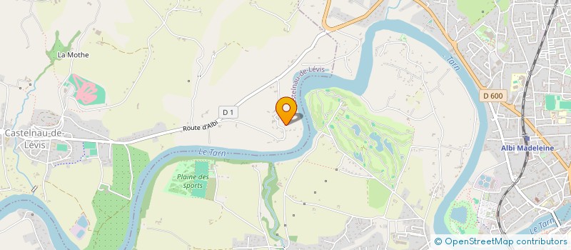 localisation de l'entreprise MONSIEUR MICHEL BEAUJARD  CASTELNAU-DE-LEVIS