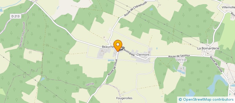 localisation de l'entreprise MONSIEUR MICHEL BEAUMONT  VERRIE