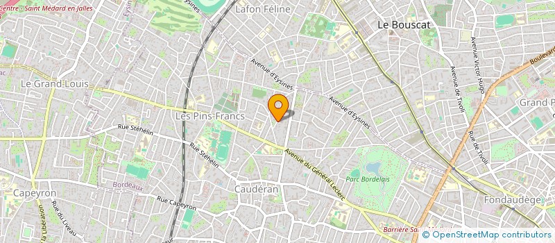 localisation de l'entreprise MONSIEUR MICHEL BEAUMONT  BORDEAUX