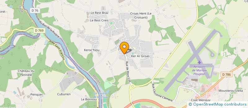 localisation de l'entreprise MONSIEUR MICHEL BEAUPRE à MORLAIX