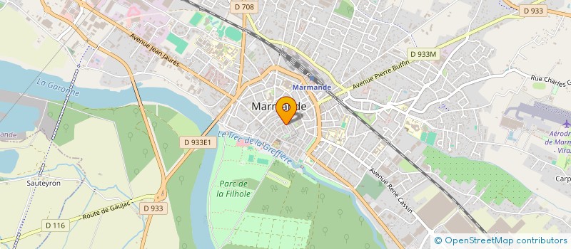 localisation de l'entreprise MONSIEUR MICHEL BEAUSETIE  MARMANDE