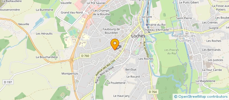 localisation de l'entreprise MONSIEUR MICHEL BEAUVAIS à LOCHES