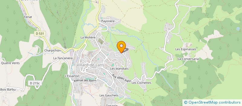 localisation de l'entreprise MONSIEUR MICHEL BECU à VILLARD-DE-LANS