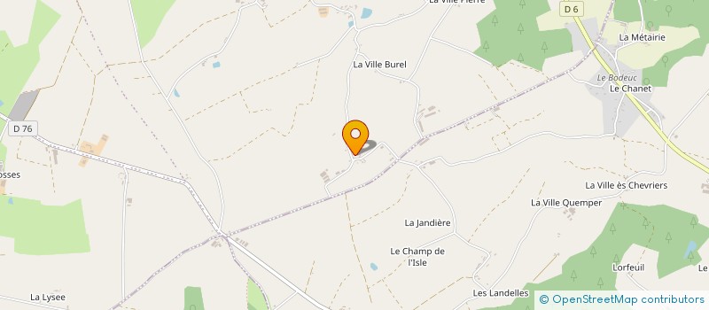 localisation de l'entreprise MONSIEUR MICHEL BEDEL à LE MENE
