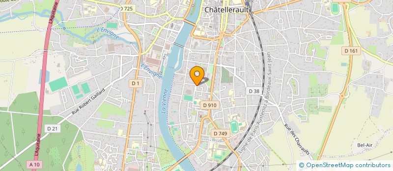 localisation de l'entreprise MONSIEUR MICHEL BEDUCHAUD à CHATELLERAULT