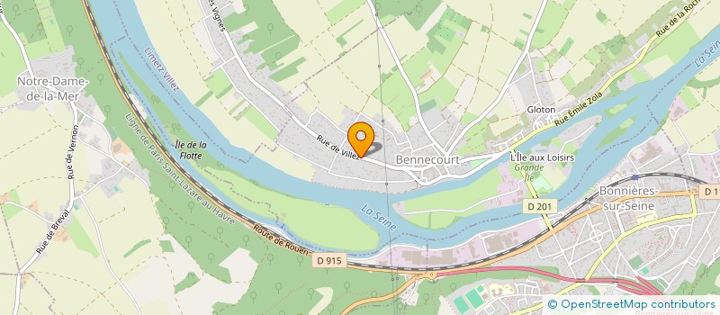 localisation de l'entreprise MONSIEUR MICHEL BEGUIN  BENNECOURT