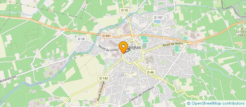 localisation de l'entreprise MONSIEUR MICHEL BELLET à VALREAS