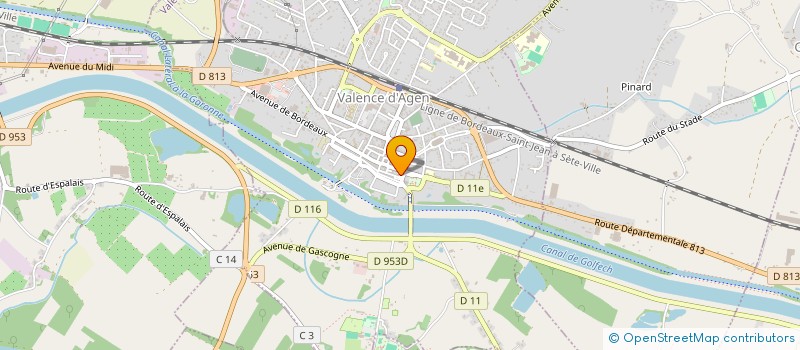 localisation de l'entreprise MONSIEUR MICHEL BELLOC à VALENCE