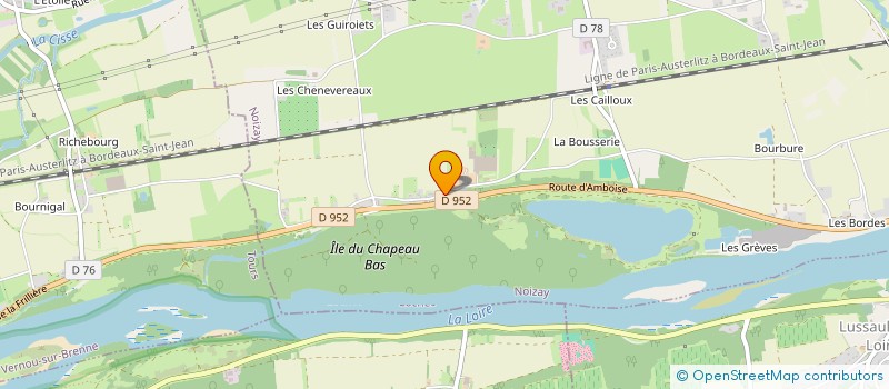 localisation de l'entreprise MONSIEUR MICHEL BELLONIE  NOIZAY